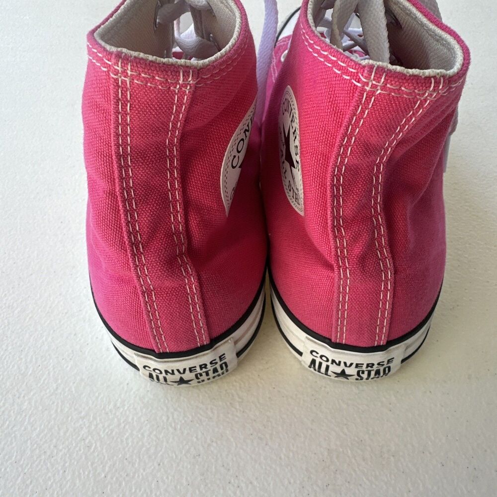 Converse Chuck Taylor All-Star Women's Sz 8 Barbie Pink High Top Sneakers Shoes - Picture 3 of 11